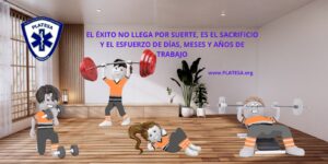 el trabajo duro lleva al éxito