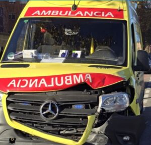 accidente ambulancia