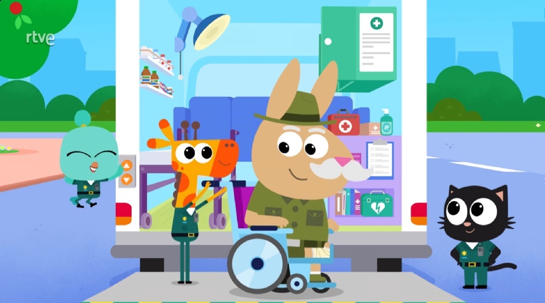 niños y ambulancias