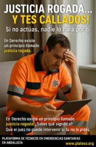 Imagen del artículo de PLATESA sobre la justicia rogada y la necesidad de que los TES reclamen sus derechos